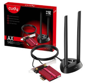 Wi-Fi adaptér Cudy WE4000 AX5400 Wi-Fi 6E PCI-Express 
