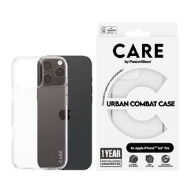 Kryt na mobil PanzerGlass CARE Urban Combat na Apple Iphone 16 Pro Max průhledná
