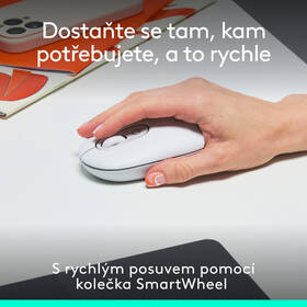 Myš Logitech POP bílá barva
