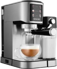 Espresso Sencor SES 4910SS stříbrná barva
