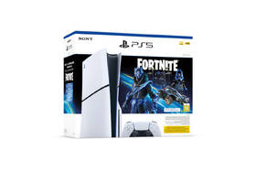 Herní konzole Sony PlayStation 5 (typ modelu - slim) Fortnite Bundle bílá barva
