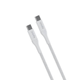 Nabíječka do sítě Epico 65W GaN USB-C / USB + kabel USB-C, 2m bílá barva
