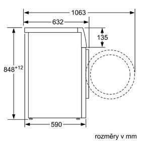 Pračka Bosch WGE03400BY Speed Perfect bílá barva
