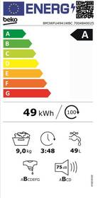 Pračka Beko BM3WFU4941WBC bílá barva
