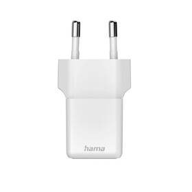 Nabíječka do sítě Hama USB-C PD/QC 20 W bílá barva
