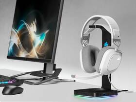 Headset Corsair HS80 RGB USB bílá barva
