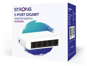 Switch Strong SW5000P 5-Port Gigabit bílá barva
