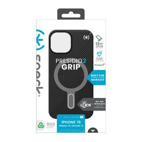 Kryt na mobil Speck Presidio2 Grip na Apple iPhone 13/14/15 černá barva
