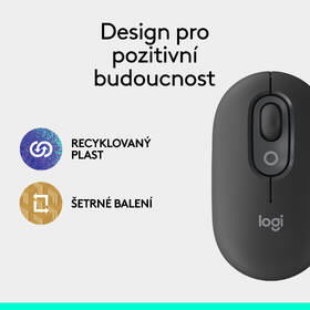 Myš Logitech POP šedá barva
