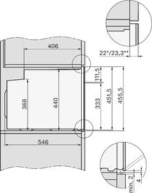 Trouba Miele H 7440 BPX černá barva
