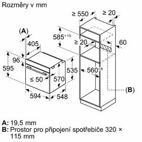 Trouba Siemens HB578GFS7 pyrolýza nerez
