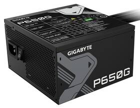 Zdroj GIGABYTE P650G - 650W 80PLUS Gold černá barva
