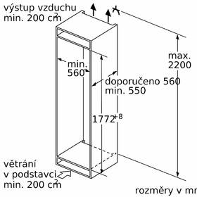 Chladnička s mrazničkou Bosch KIN86ADD0 
