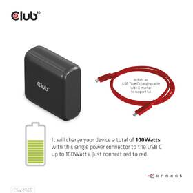 Dokovací stanice Club3D USB-C, Triple Display DP 1.4 Alt mode Smart PD3.0 100 W 
