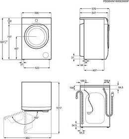 Pračka Electrolux EW7F248ABC bílá barva
