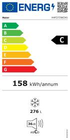 Mraznička Haier H4F272WCH1 bílá barva
