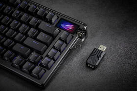 Klávesnice Asus ROG Azoth Extreme (ROG NX Snow / PBT) - US layout černá barva
