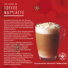 Kapsle pro espressa Starbucks Toffee Nut Latte 12 Caps 
