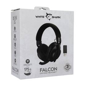 Headset White Shark FALCON pro PC, PS4/PS5, Xbox, Mac černá barva
