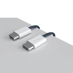 Kabel Puro Fabrik FABK4 USB-C/USB-C, 60 W, 1,5 m modrá barva
