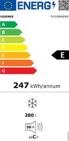 Mraznička Hisense FV358N4EWE bílá barva
