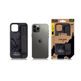 Kryt na mobil Tactical Camo Troop Drag Strap na Apple iPhone 12/12 Pro černá barva
