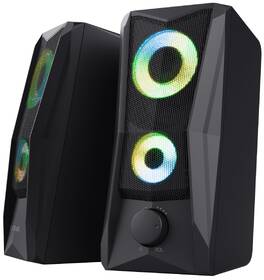 Reproduktory Trust GXT 606 Javv RGB-Illuminated 2.0 Speaker Set černá barva
