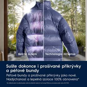 Sušička prádla Electrolux EW8D595MCC bílá barva
