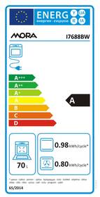 Indukční sporák Mora I 7688 BW bílá barva
