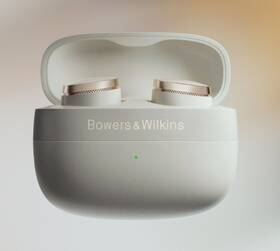 Sluchátka Bowers & Wilkins Pi8 bílá barva
