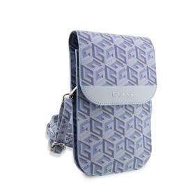 Pouzdro na mobil Guess PU G Cube Phone Bag modrá barva
