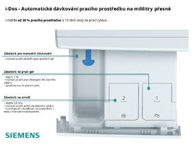 Pračka Siemens WG44G2F0CS smartFinish bílá barva
