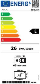 Televize ECG 32HSL231M 
