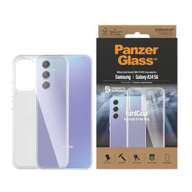 Kryt na mobil PanzerGlass HardCase na Samsung Galaxy A34 5G průhledná
