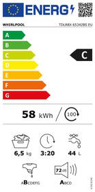 Pračka Whirlpool TDLRBX 65342BS EU bílá barva
