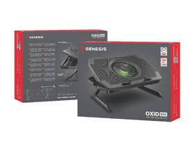 Chladící podložka pro NTB Genesis OXID 850, LED, pro 17,3" černá barva
