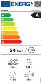Myčka nádobí Siemens SN55ES12CE autoOpen dry 

