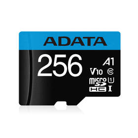 Paměťová karta ADATA Premier MicroSDHC 256GB UHS-I (85R/20W) + adaptér 
