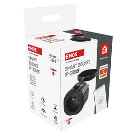 Chytrá zásuvka EMOS GoSmart IP44, IP-3008F, ZigBee 
