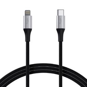 Kabel Allity AUC-01, 27W, USB-C/Lightning, 1m černá barva
