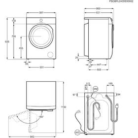 Pračka Electrolux EW8F5412AC bílá barva
