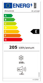 Mraznička Philco PF 1475 ENF bílá barva
