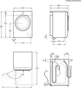 Pračka Electrolux EW9F7617SC bílá barva
