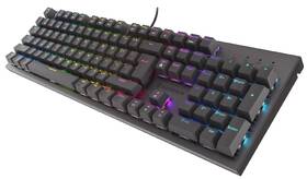 Klávesnice Genesis THOR 303, RGB, Outemu Peach Silent, CZ-SK layout černá barva
