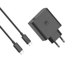 Nabíječka do sítě Motorola TurboPower 125W USB-C + kabel 1m černá barva
