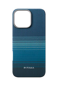 Kryt na mobil Pitaka Tactile Woven Moonrise na Apple iPhone 16 Pro Max černá barva
