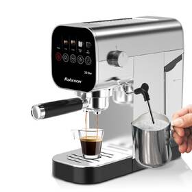 Espresso Rohnson R-98100 stříbrná barva
