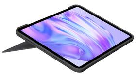 Pouzdro na tablet Logitech Combo Touch na Apple iPad Pro 11" (M4), US šedá barva
