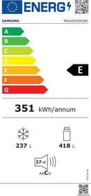 Americká lednice Samsung RS62DG5003B1EO černá barva
