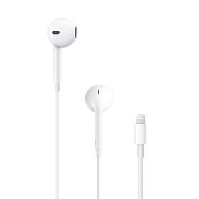 Sluchátka Apple EarPods Lightning bílá barva
